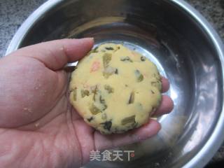 开洋咸菜玉米煎饼的做法步骤：7