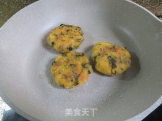开洋咸菜玉米煎饼的做法步骤：9