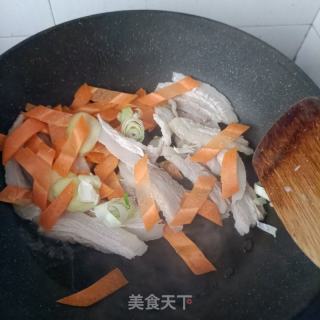 皱皮椒回锅肉的做法步骤：10
