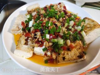 剁椒蒸老豆腐的做法步骤：7