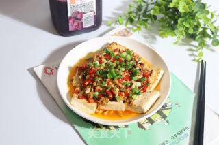 剁椒蒸老豆腐的做法步骤：8