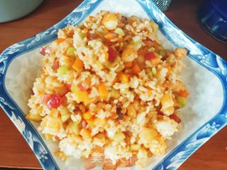 虾仁炒米饭的做法步骤：12
