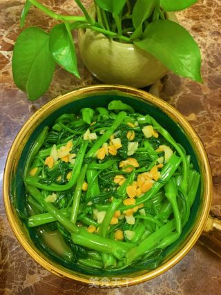 潮汕豆瓣酱空心菜的做法