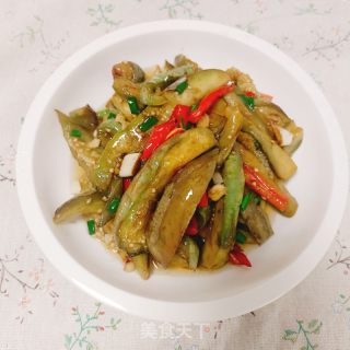 素炒茄子的做法步骤：6