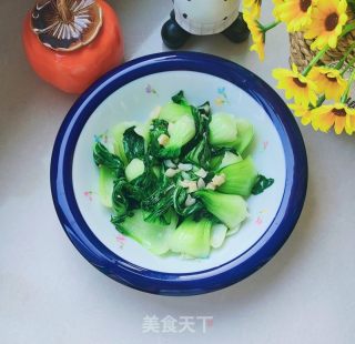 蒜香油菜的做法步骤：8