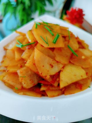 香辣土豆片的做法