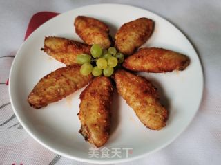 空气炸锅版香辣鸡翅的做法步骤：11