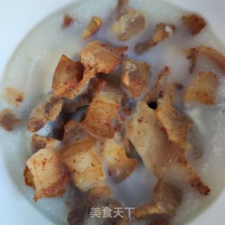肉片虾皮焖冬瓜的做法步骤：2