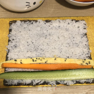 紫菜包饭的做法步骤：7