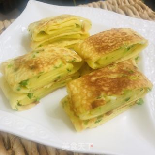 早餐双味蛋饼的做法