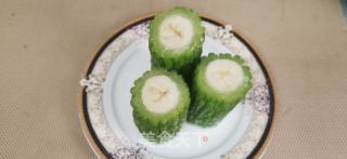 苦瓜酿香蕉的做法步骤：6