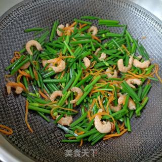海米炒韭苔的做法步骤：12