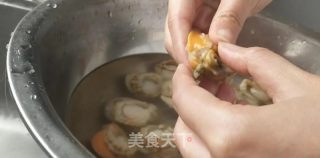 农家小炒扇贝肉的做法步骤：1