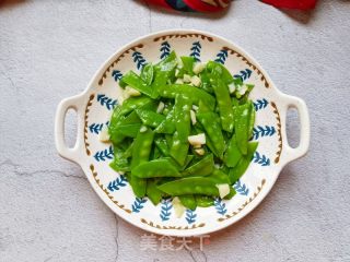 蒜蓉清炒荷兰豆的做法步骤：10