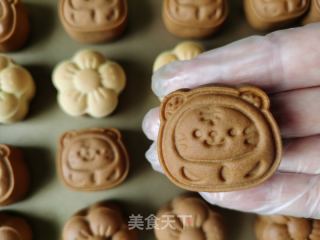 黑糖山楂小月饼的做法步骤：12