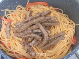 牛排意面的做法步骤：13