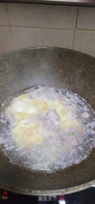 瘦肉鸡蛋香菜汤的做法步骤：6