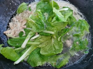 鸡蛋肉丝汤面的做法步骤：6