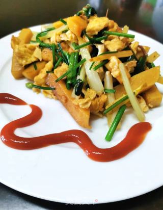 蛋炒黄米粿的做法步骤：10