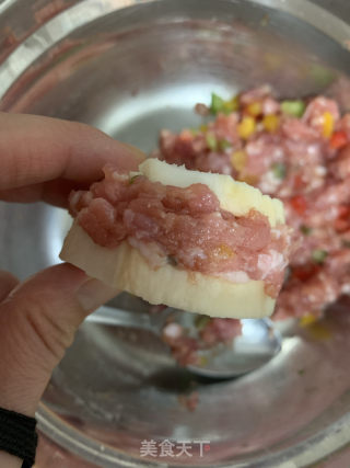 杏鮑菇肉盒的做法步骤：6