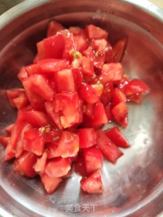 蕃茄豆腐素汤的做法步骤：3