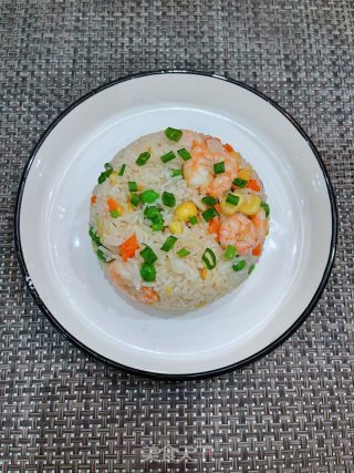 时蔬虾仁炒饭的做法步骤：14