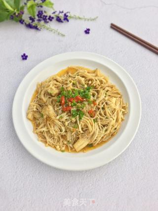 烤金针菇(空气炸锅版)的做法步骤：11