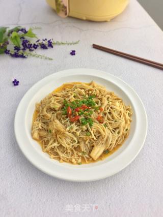 烤金针菇(空气炸锅版)的做法步骤：12