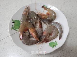 韭苔炒虾仁的做法步骤：3