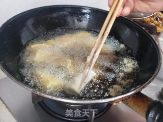 炸茄子的做法步骤：3