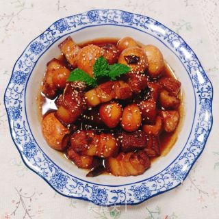 鸡蛋烧肉的做法步骤：11