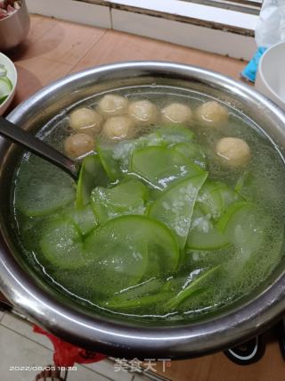 蒲瓜黄金蛋汤的做法