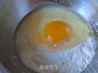 青菜鸡蛋饼的做法步骤：3