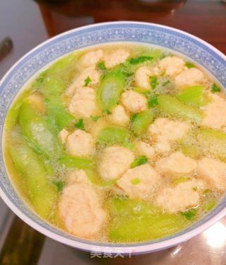 虾滑丝瓜汤的做法步骤：6