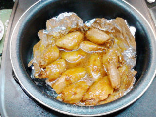 电饭煲版香辣鸡翅的做法步骤：8