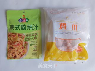 泰式酸辣凤爪的做法步骤：1