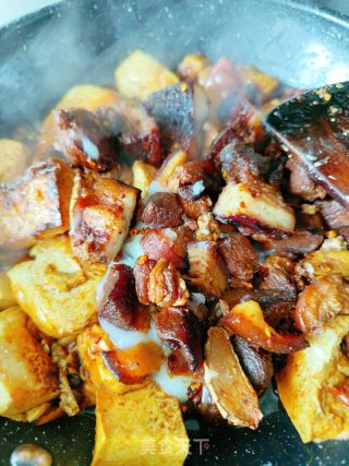 红烧肉烧豆腐的做法步骤：9