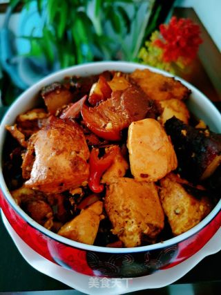 红烧肉烧豆腐的做法步骤：11