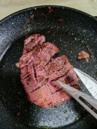 牛排刀削面的做法步骤：5