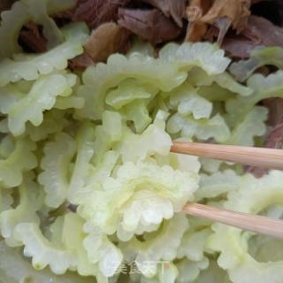 苦瓜拌鸽胸肉的做法步骤：8