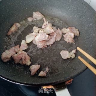 韭苔肉片炒土豆的做法步骤：9