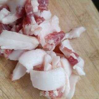 猪肉蒸咸菜干的做法步骤：3