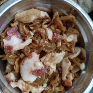 猪肉蒸咸菜干的做法步骤：6
