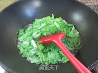 毛毛菜荞麦面疙瘩的做法步骤：4