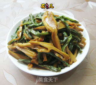 水笋烧豇豆的做法