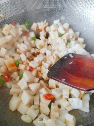 酸辣藕丁的做法步骤：10