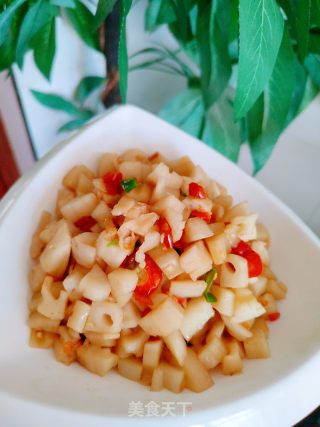 酸辣藕丁的做法步骤：14