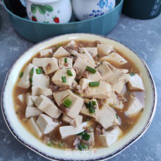 肉末炖豆腐的做法