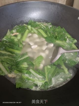芥菜车螺汤的做法步骤：5