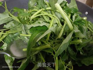 炒空心菜的做法步骤：3